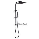 Superia 250mm Square Shower Station Chrome , Matte Black , Brushed Yellow Gold , Brushed Nickel & Gunmetal
